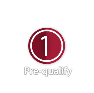 Get pre-qualified at your bank when required by your realtor.