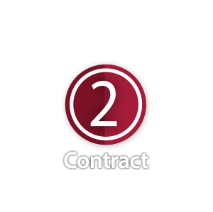 Select your new home and negotiate your purchase contract with your seller, or their real estate agent.